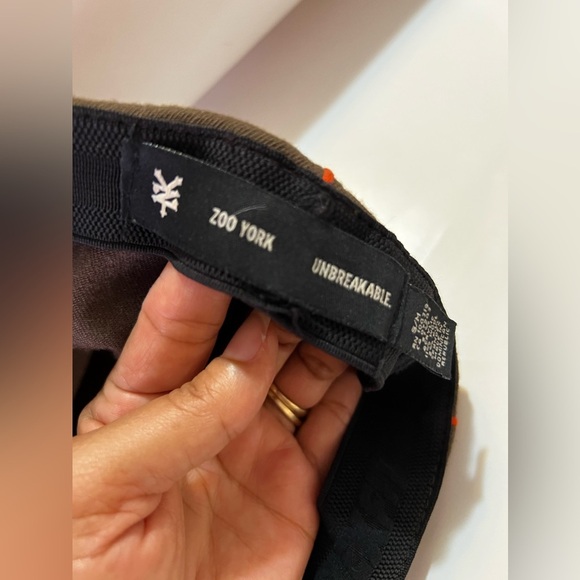 Zoo York fitted Dad baseball hat size S /M made in Dominican Republic brown - Picture 10 of 13